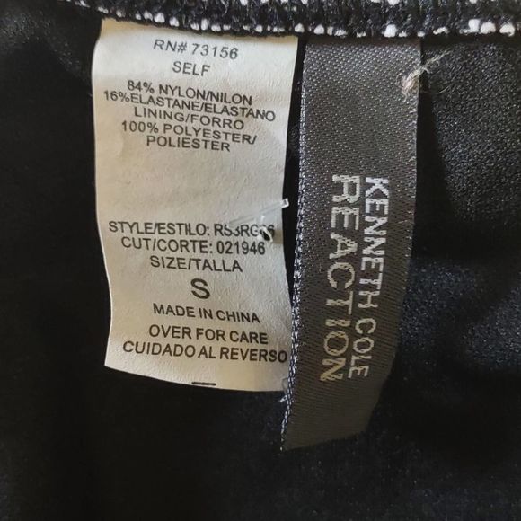 Kenneth Cole Reaction Fold Over Paisley Bikini Swim Bottom Small - Picture 7 of 10